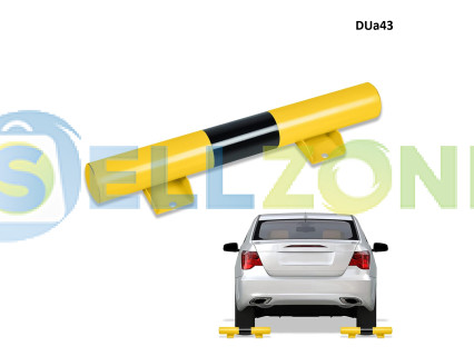 Μεταλλικό στοπ στάθμευσης 60cm μπλοκάρει τα ελαστικά του αυτοκινήτου – DUa43